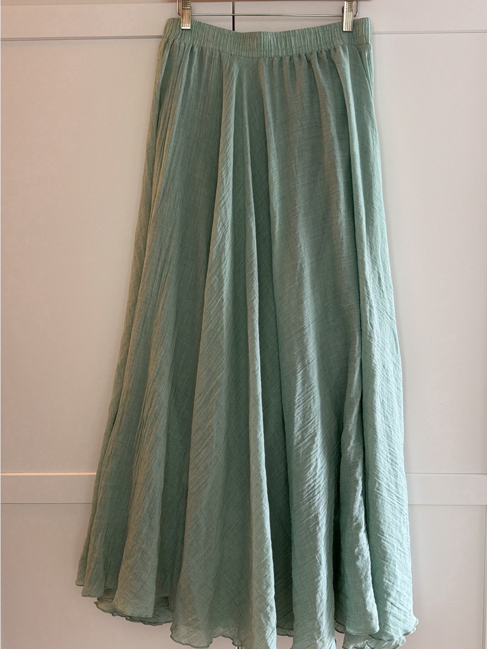 Flowy lightweight Maxi Skirt, vacation ready resort wear
